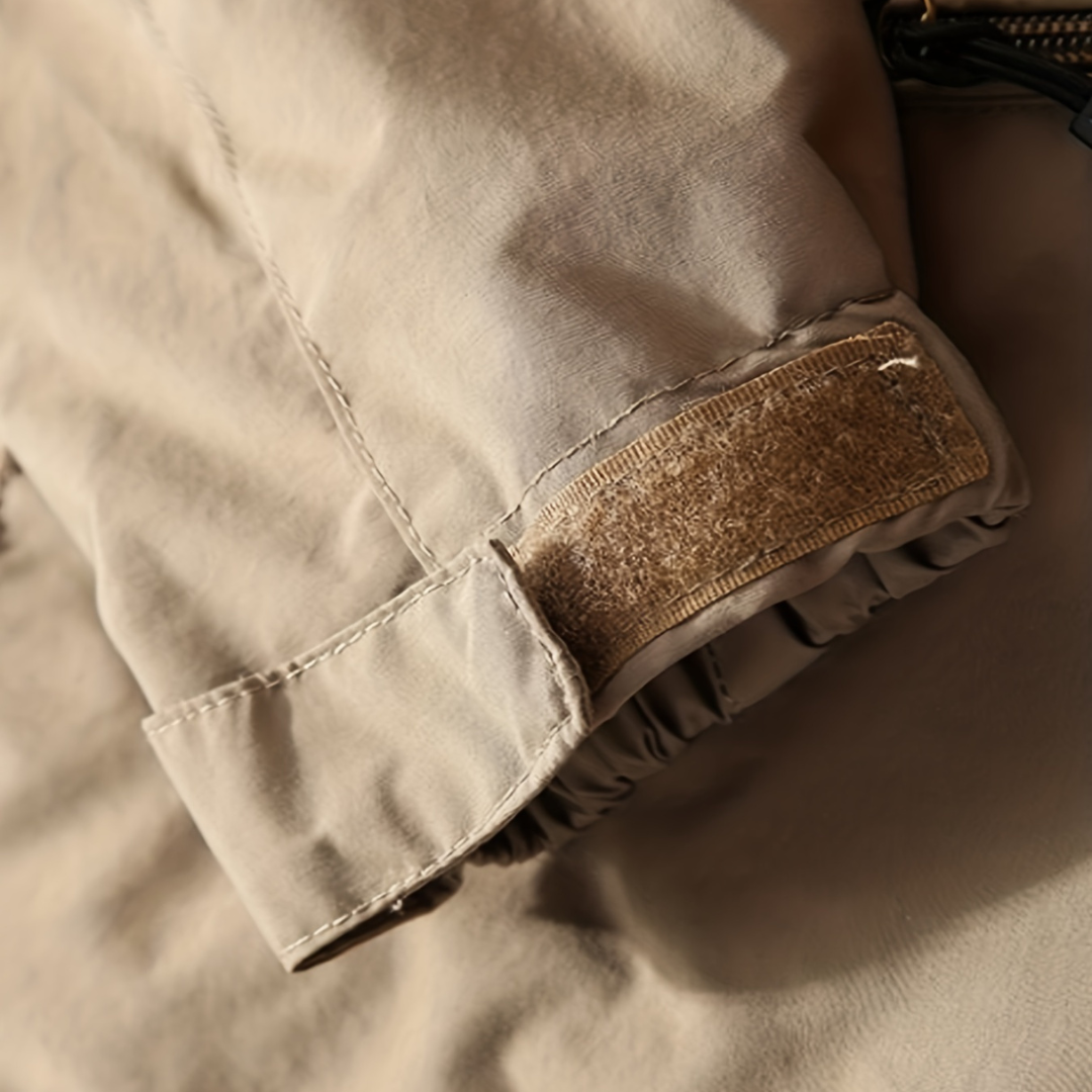 Men’s Casual Polyester Zip Jacket