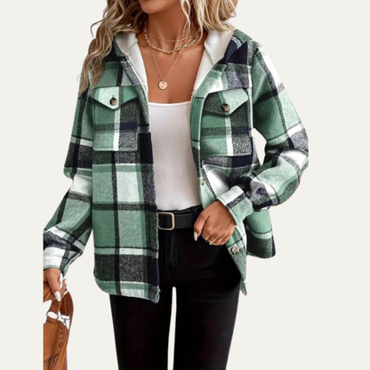 Women’s Cozy Plaid Shacket