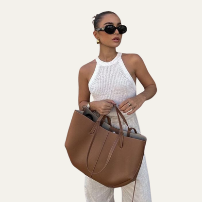 Women’s Soft Oversized Leather Tote Bag