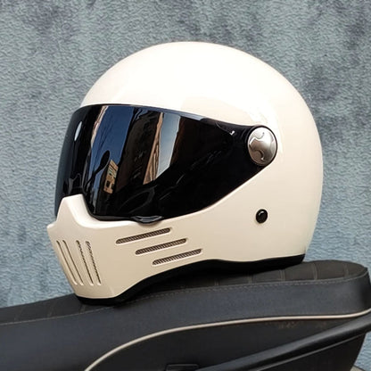 Black Full Face Motorcycle Helmet DOT ECE Certified