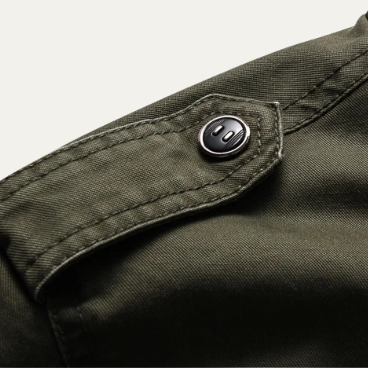 Men’s Faux Suede Bomber Jacket with Chest Patch Pockets