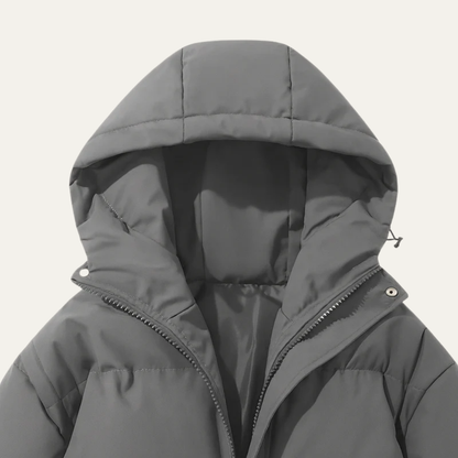 Men’s Insulated High Neck Hooded Puffer Jacket