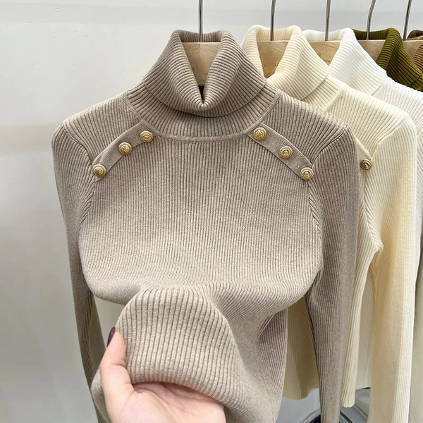 Women's Classic Fit Cozy Turtleneck Sweater