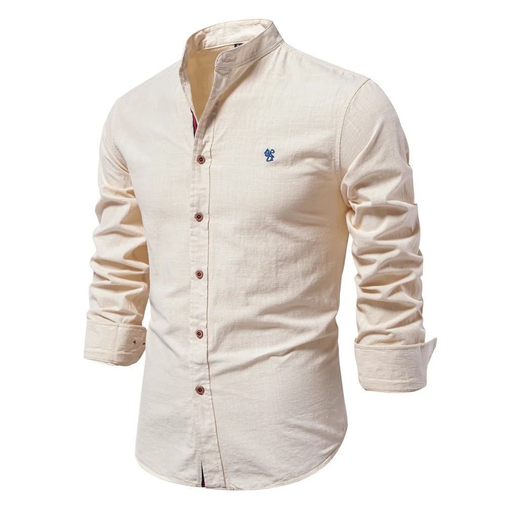 Slim Fit Casual Shirt with Button Front