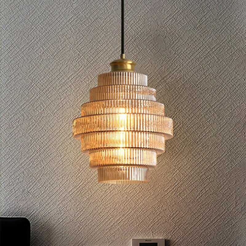 Luxury Gold Tiered Pendant Light - BritishElegance