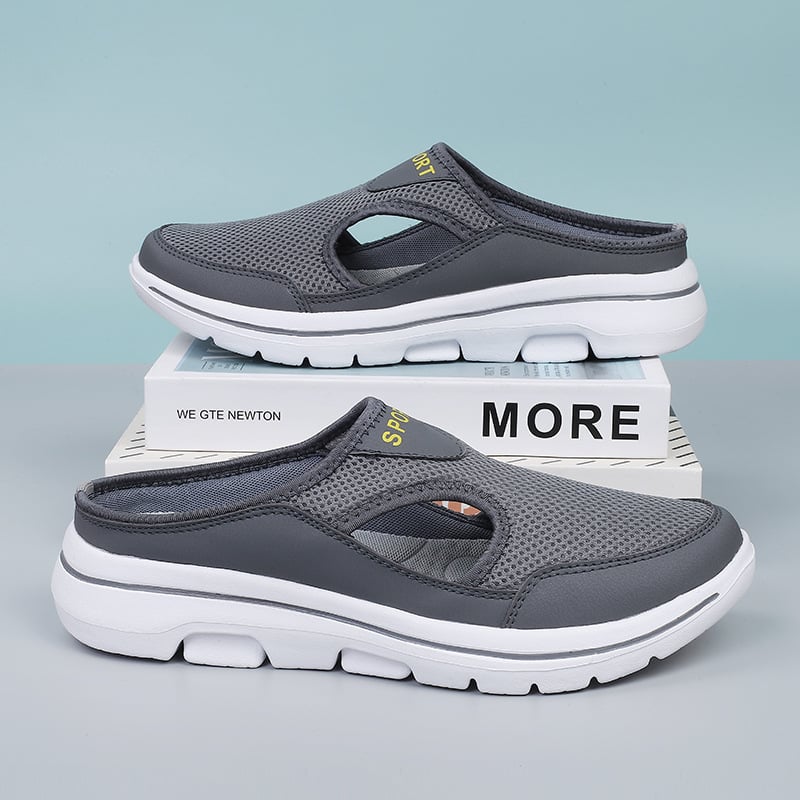 Men's Comfortable Slip-On Shoes - Lightweight Breathable Clogs - BritishElegance