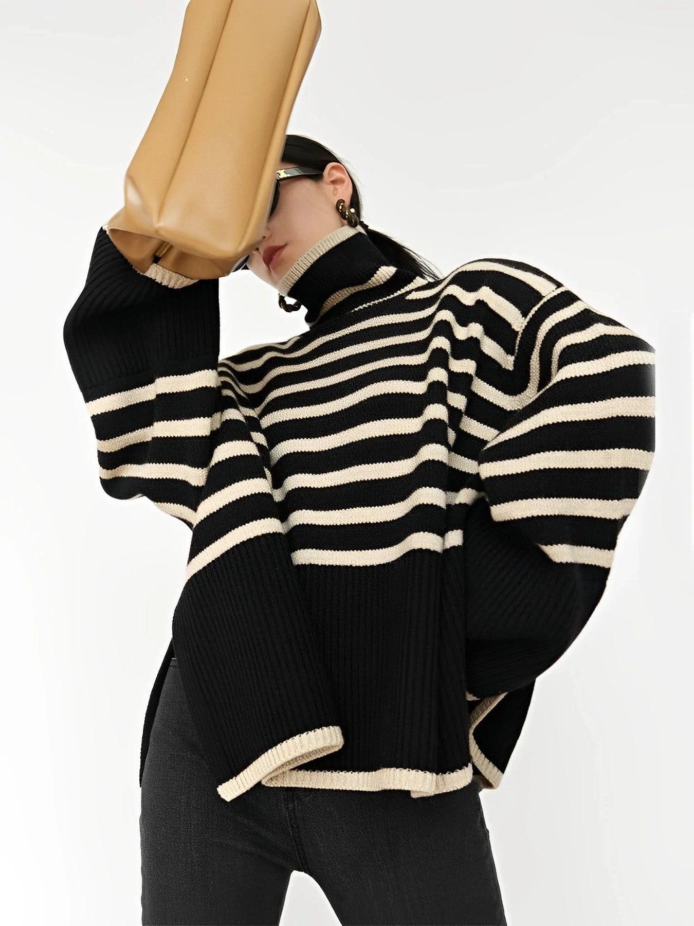 Soft Women's Oversized Winter Sweater - BritishElegance