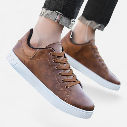 Men’s Classic Matte Lace Up Casual Sneakers