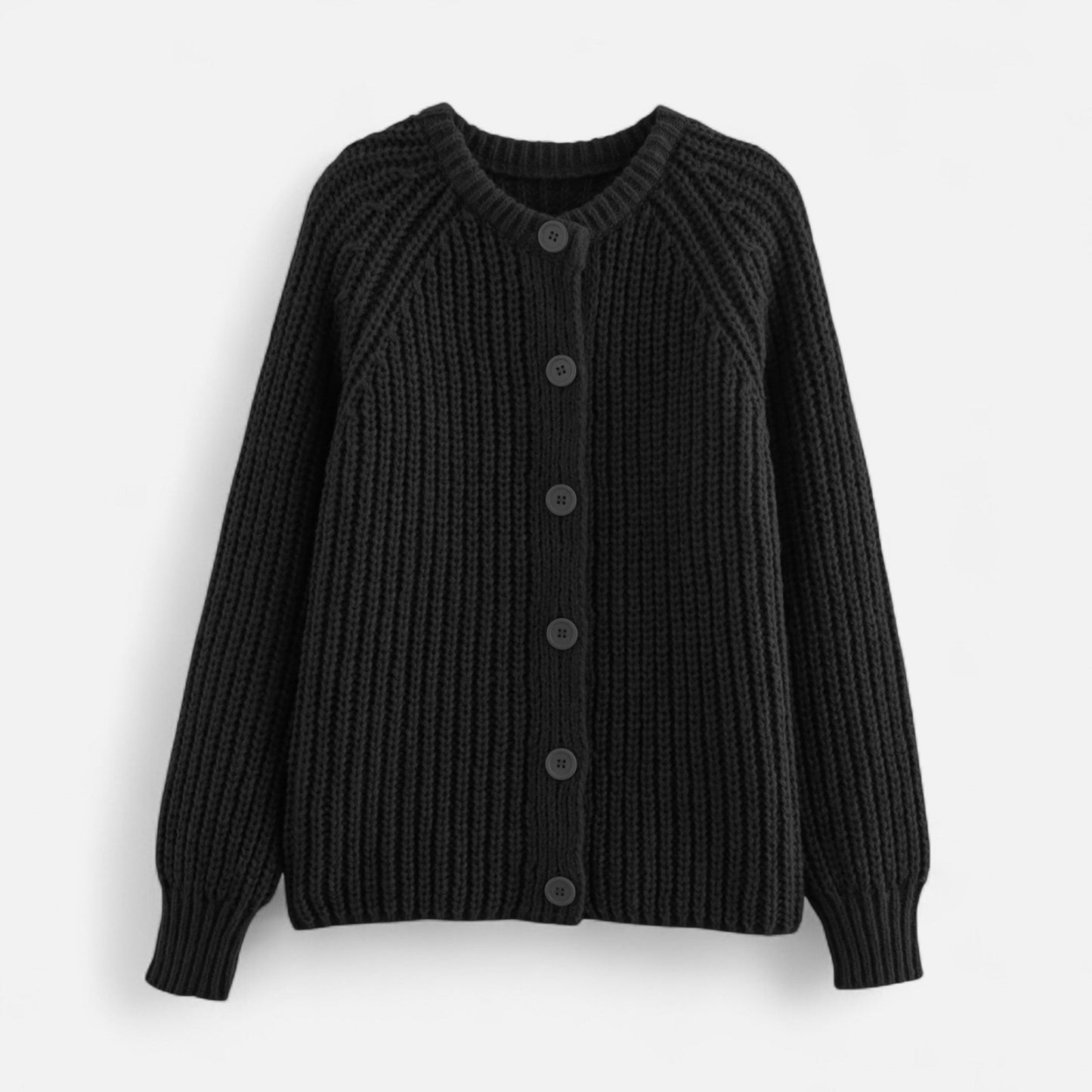 Women's knitted cardigan - vintage look with modern elegance