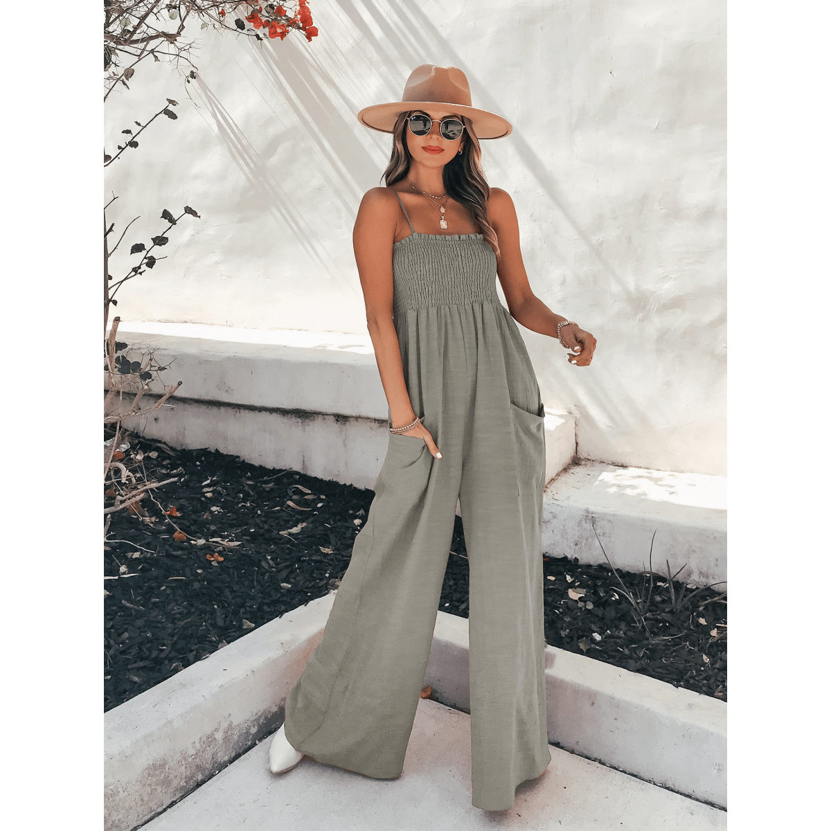 Comfortable Summer Wide Leg Jumpsuit for Women