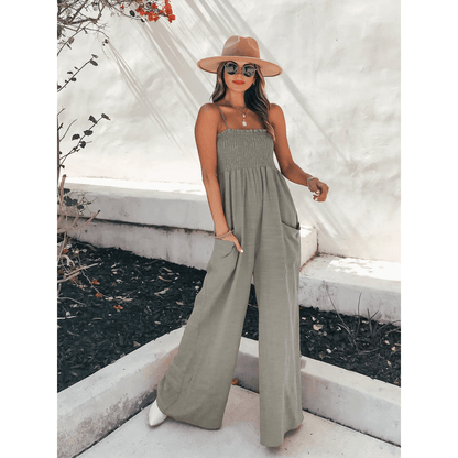Comfortable Summer Wide Leg Jumpsuit for Women