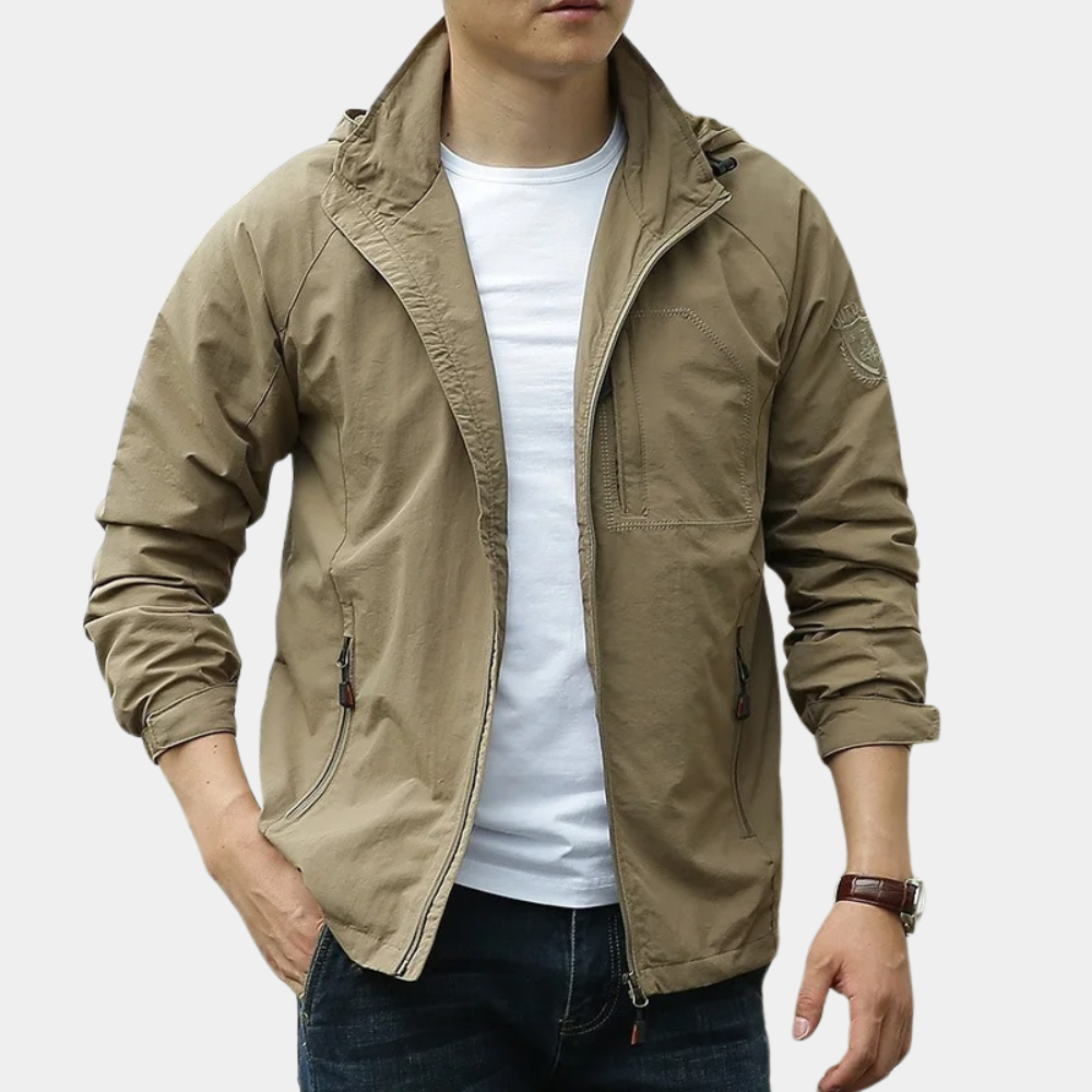Slim Fit Mens Summer Cargo Jacket