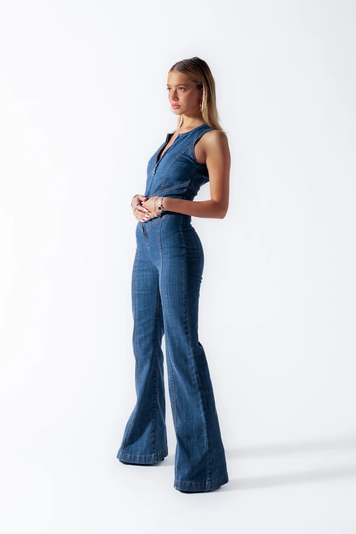 Verena – Women's Denim Jumpsuit
