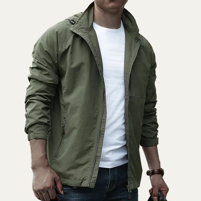 Men’s Outdoor Full Zip Hooded Jacket