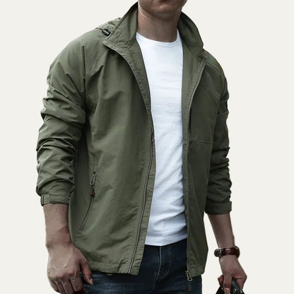 Men’s Outdoor Full Zip Hooded Jacket