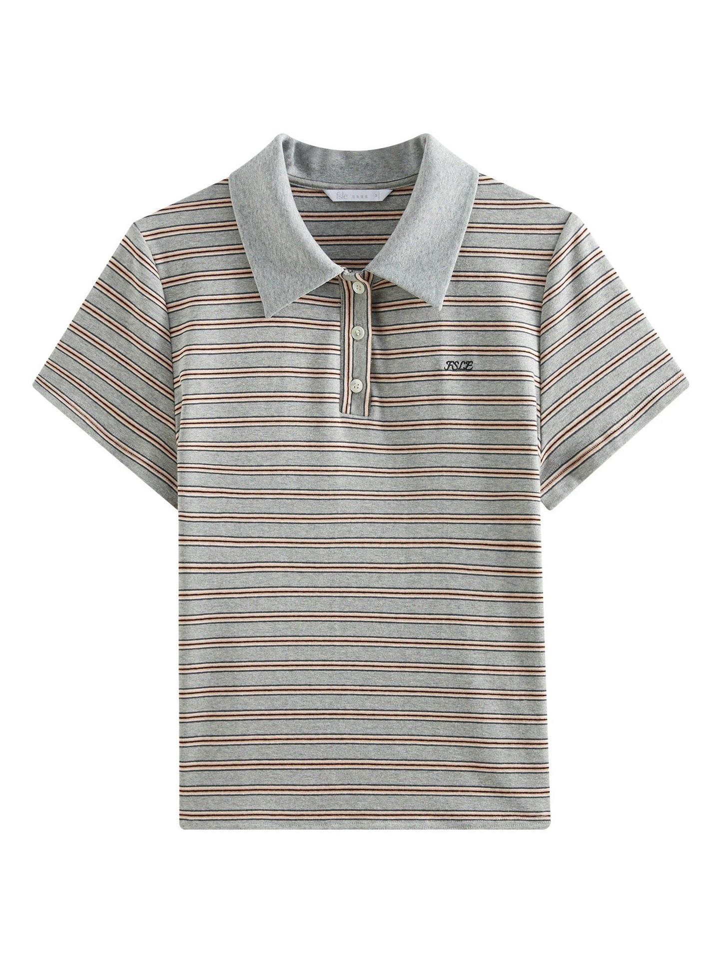 Classic Striped Polo Shirt