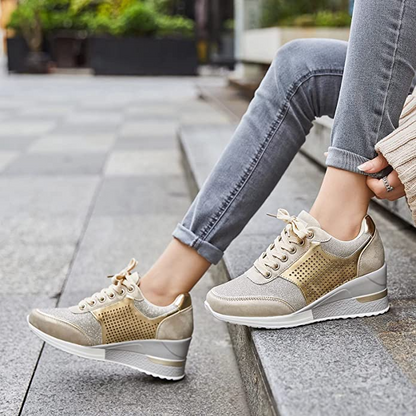 MarleyShoes™| High Wedge Sneakers