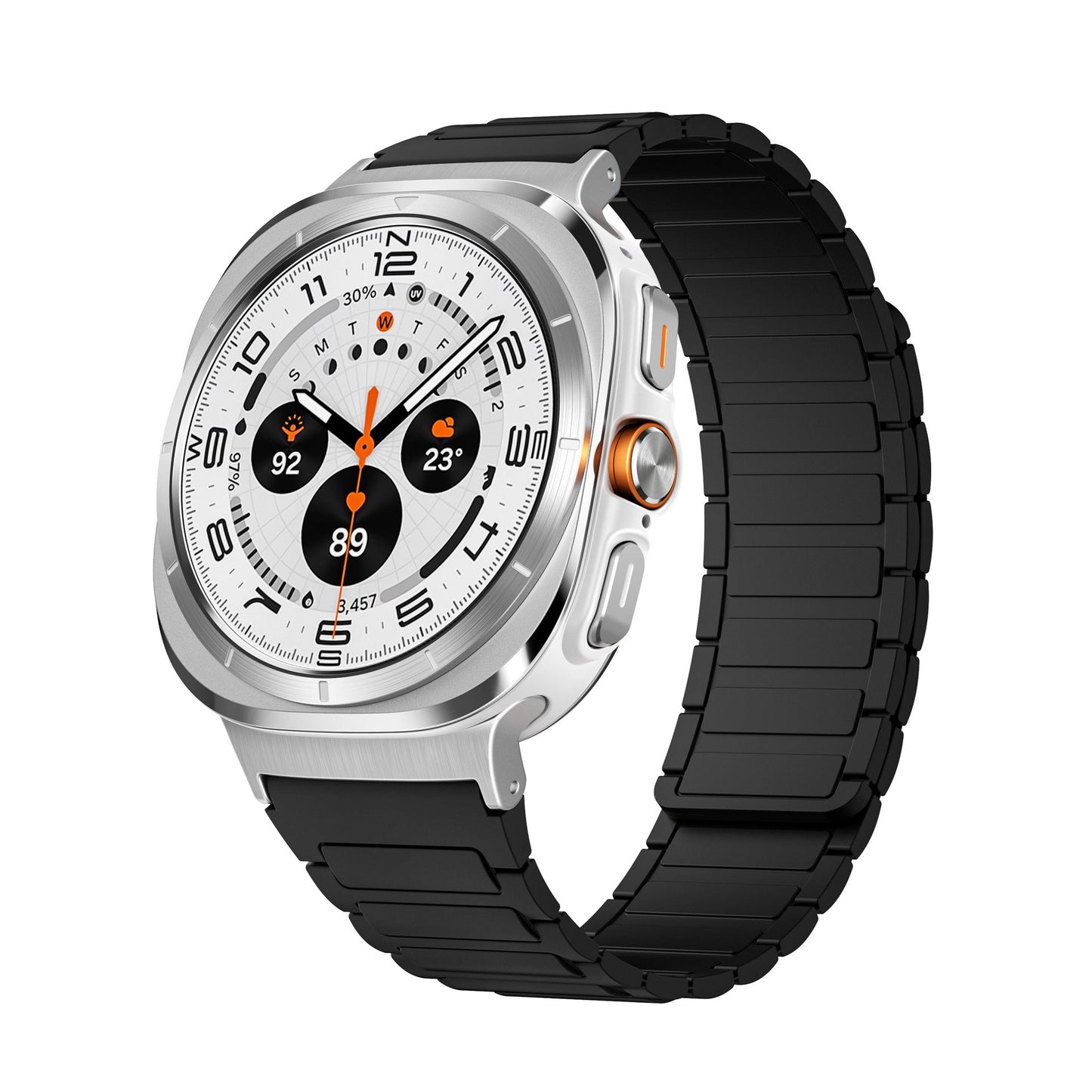 Flexible Magnetic Fitness Strap for Samsung Watch 7 Ultra