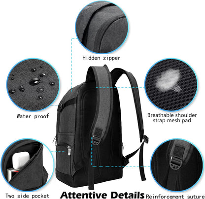 Slim 15.6' Travel & Work Laptop Backpack with Organiser Pockets