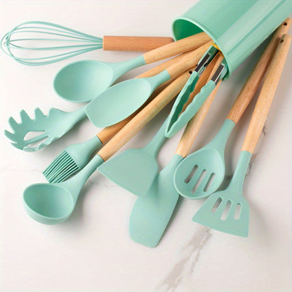 Premium 12-Piece Silicone Kitchen Utensil Set