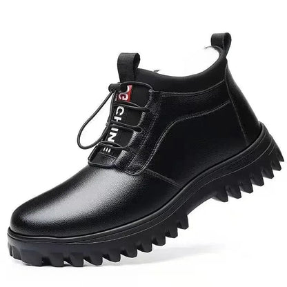 Luxury Ankle Boots with Faux Fur Lining - BritishElegance