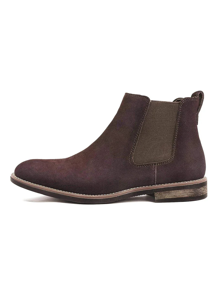 Suede Chelsea Boots Camel