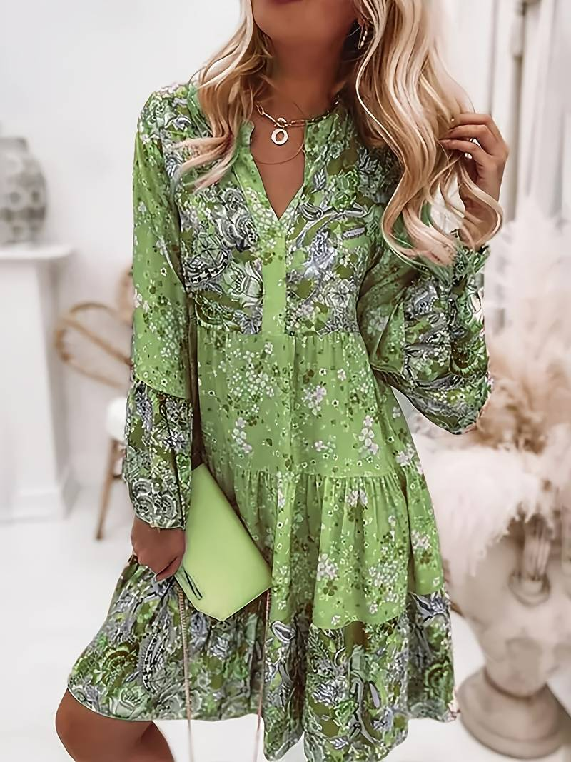 Chic Floral Maxi Summer Dress