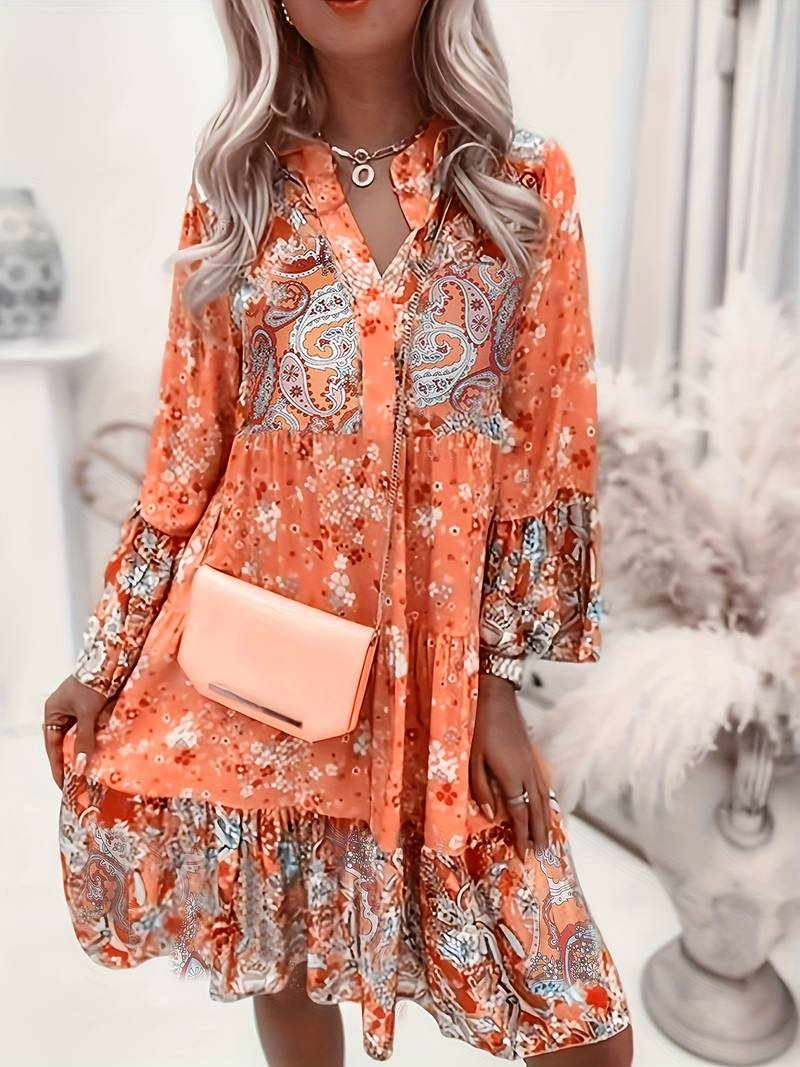 Chic Floral Maxi Summer Dress