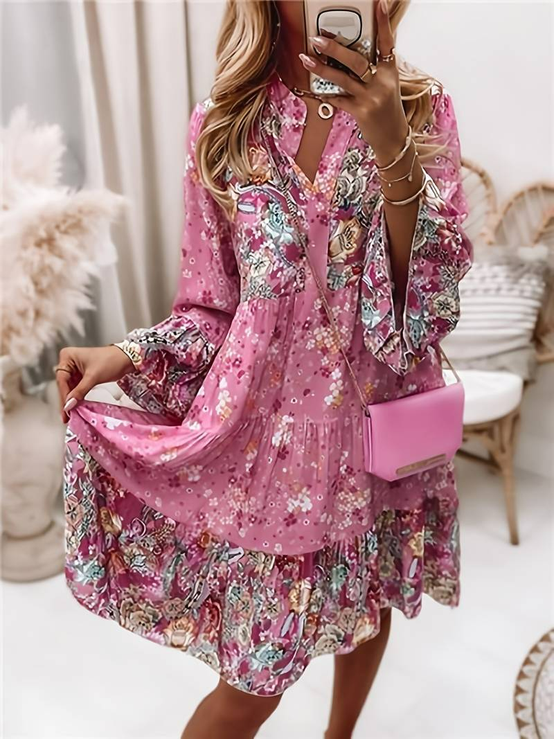 Chic Floral Maxi Summer Dress - BritishElegance
