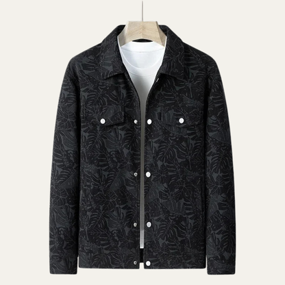 The San Casciano Men’s Slim Fit Button Up Winter Quilted Jacket