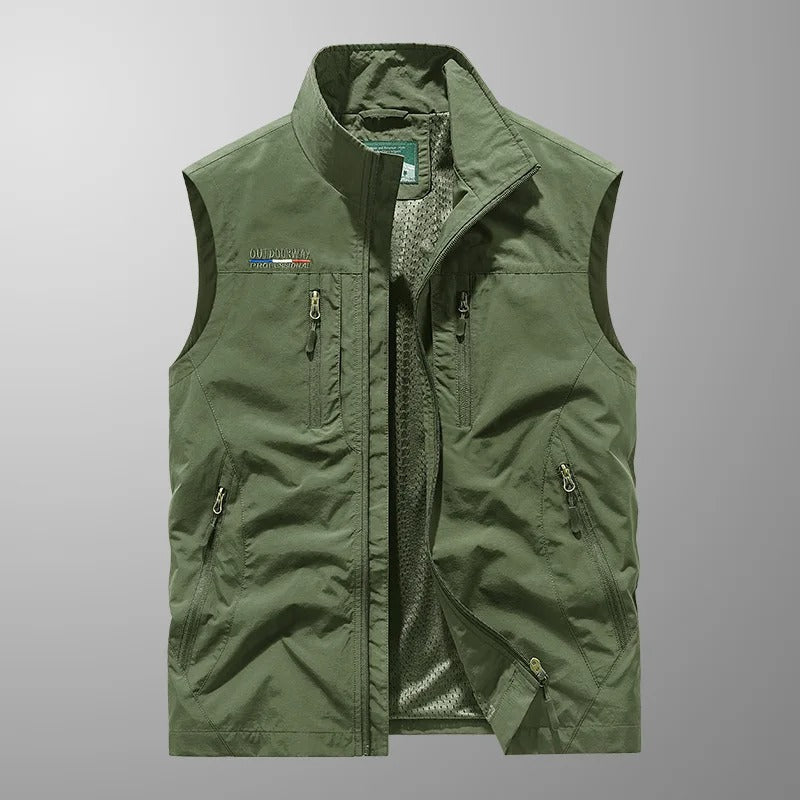 Lightweight Tactical Adventure Vest for Men