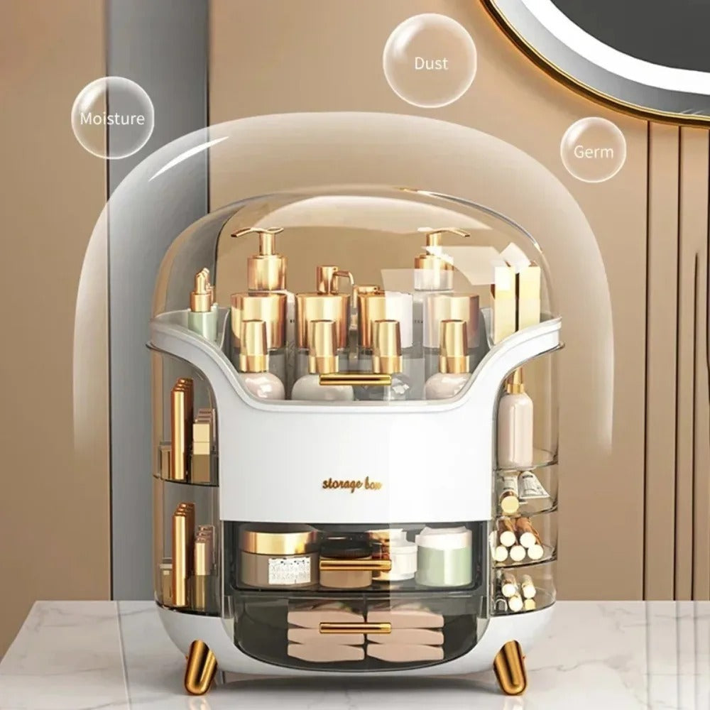 Spacious Cosmetic Storage Case For Desk