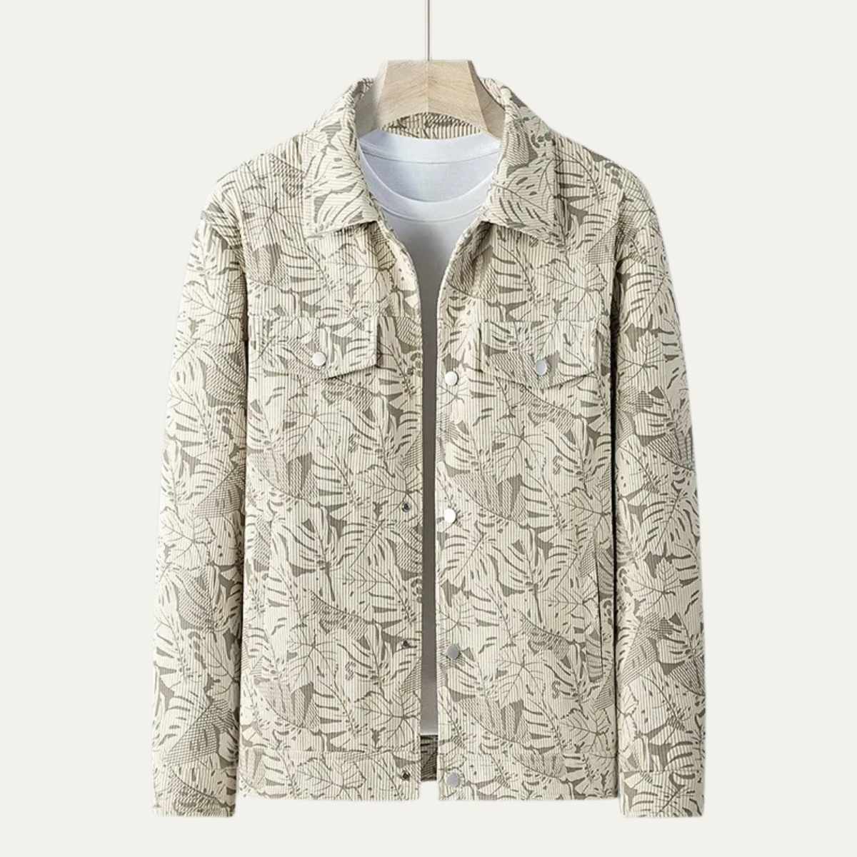 The San Casciano Men’s Slim Fit Button Up Winter Quilted Jacket