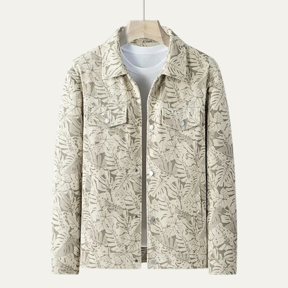 The San Casciano Men’s Slim Fit Button Up Winter Quilted Jacket