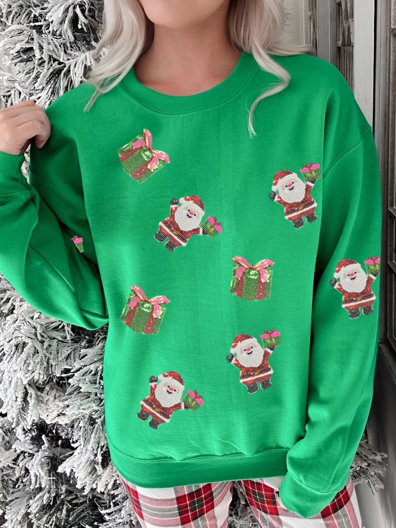 Fun Holiday Gift Graphic Christmas Sweater - BritishElegance