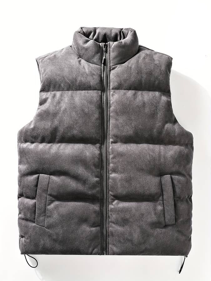 Hagen quilted bodywarmer with zip