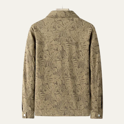 The San Casciano Men’s Slim Fit Button Up Winter Quilted Jacket