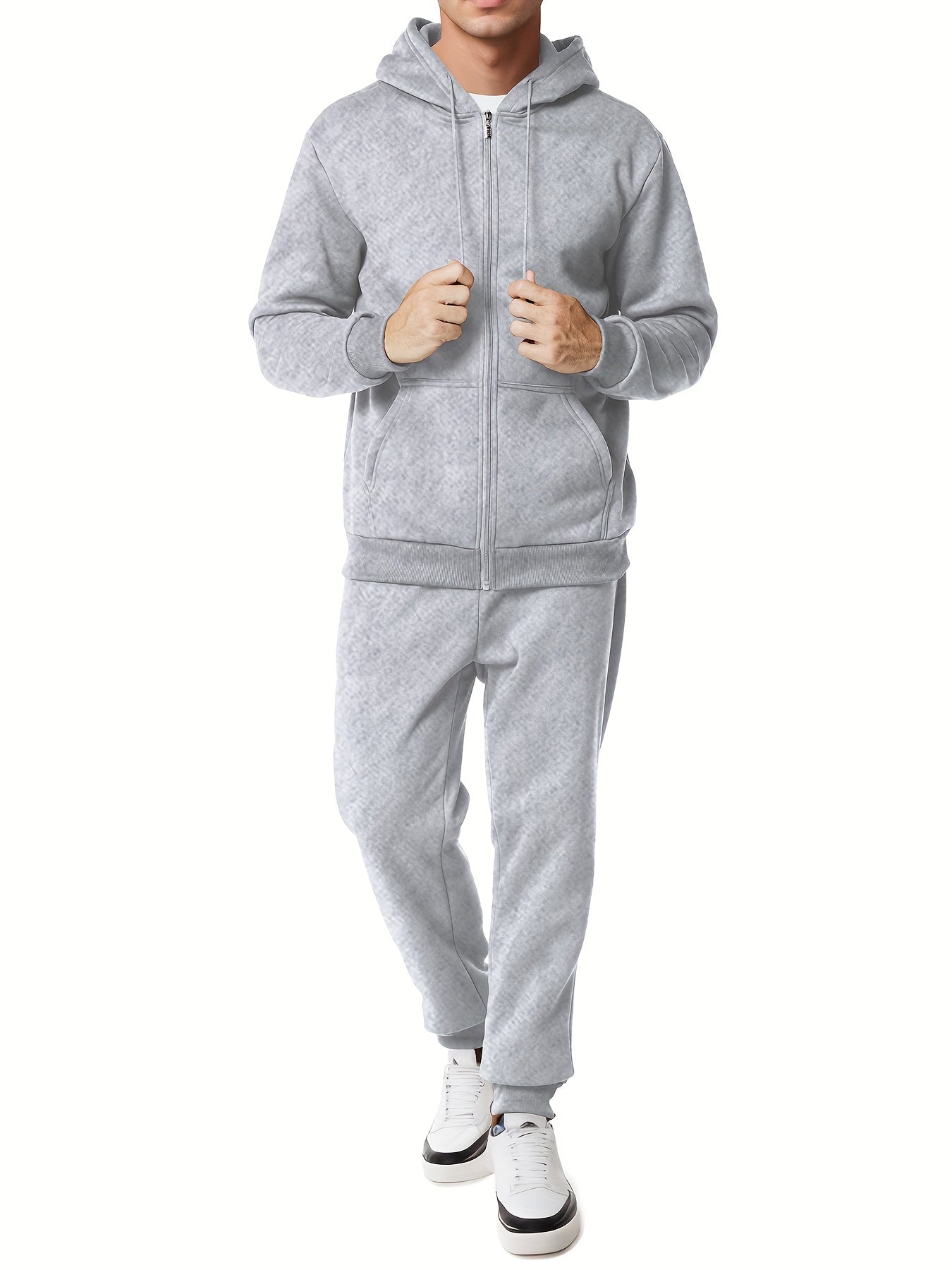 Comfortable Men's Cotton Hoodie and Pant Set Casual Wear