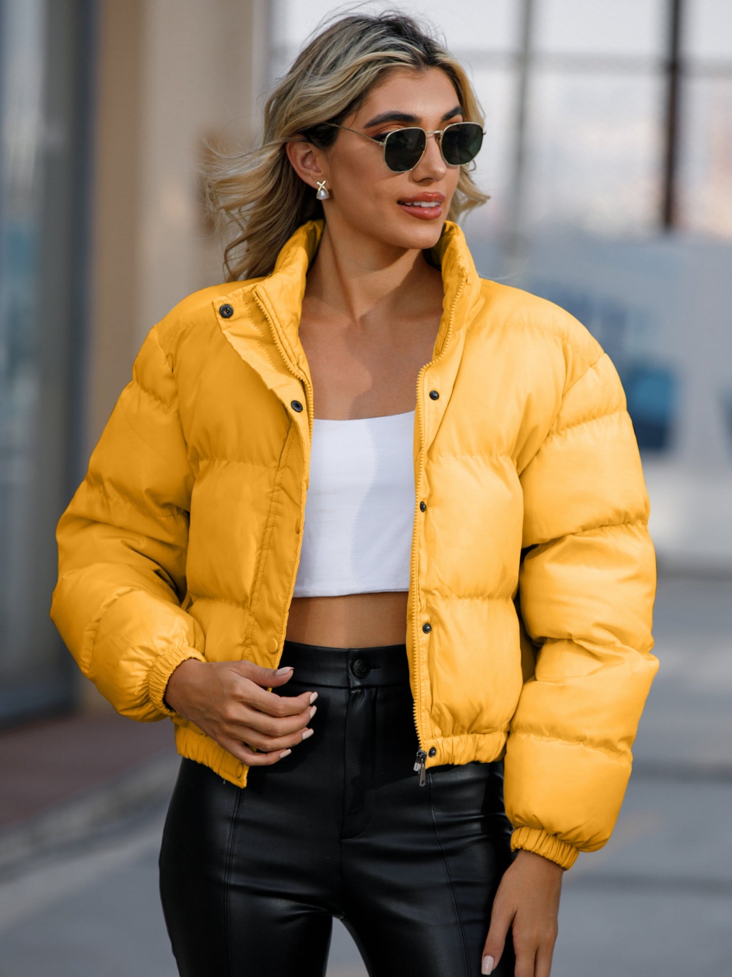 Comfy Padded Women's Winter Parka Coat