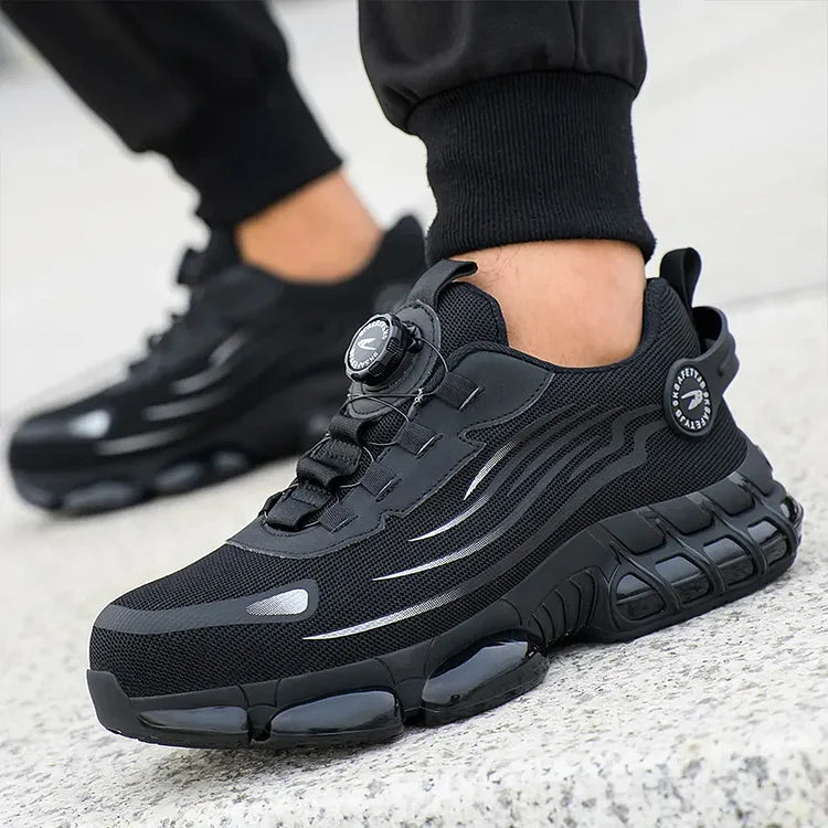 Men’s Futuristic Mesh Sneaker with Rotary Lacing System