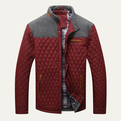 The San Marco Men's Lightweight Padded Quilted Bomber Jacket