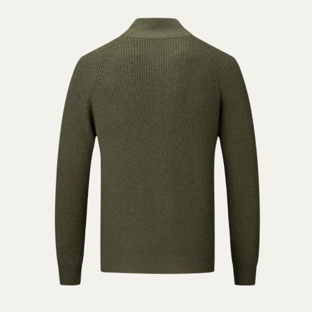 Men’s Ribbed Full Zip Knit Cardigan