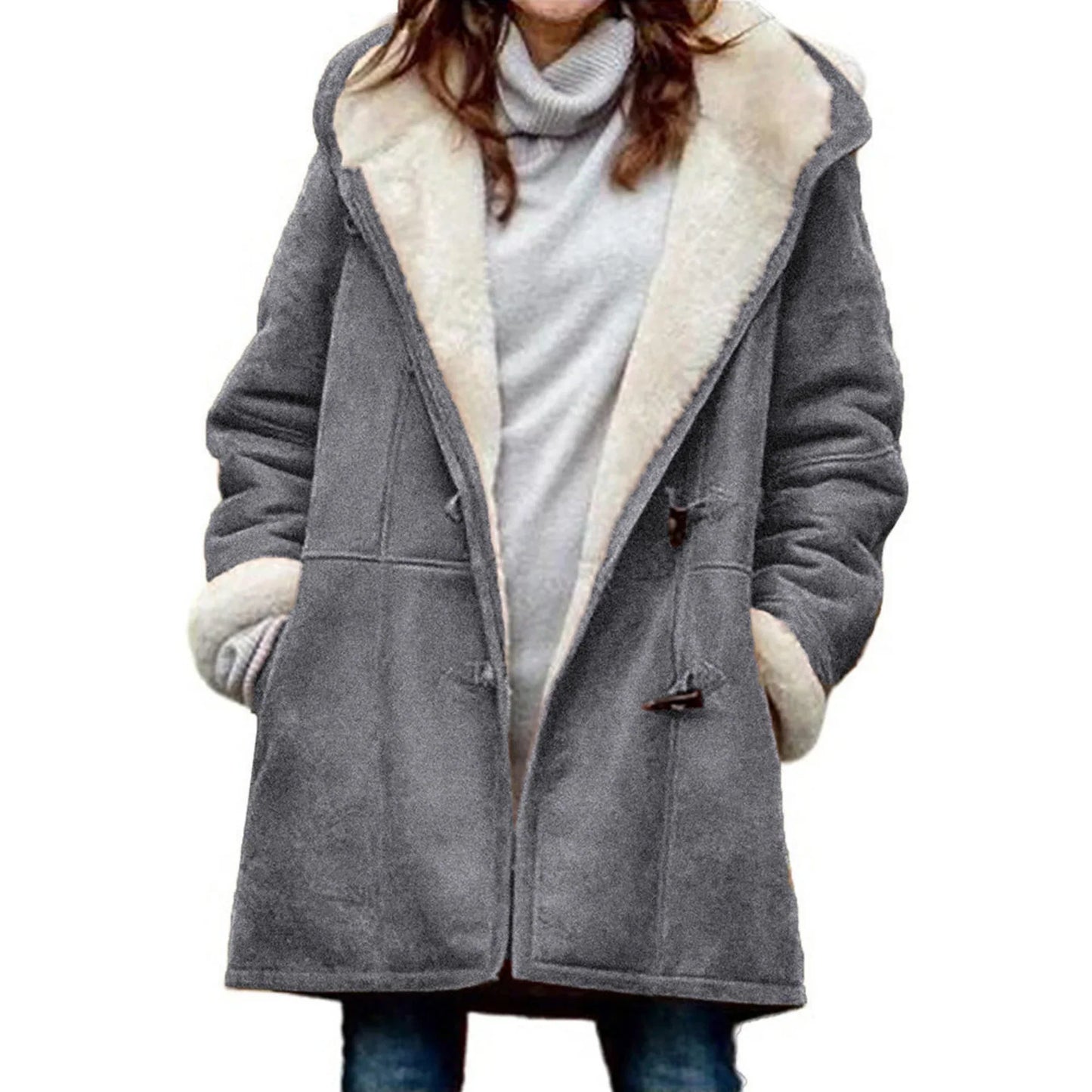 Waleria | Ladies duffle coat | Warm and timeless