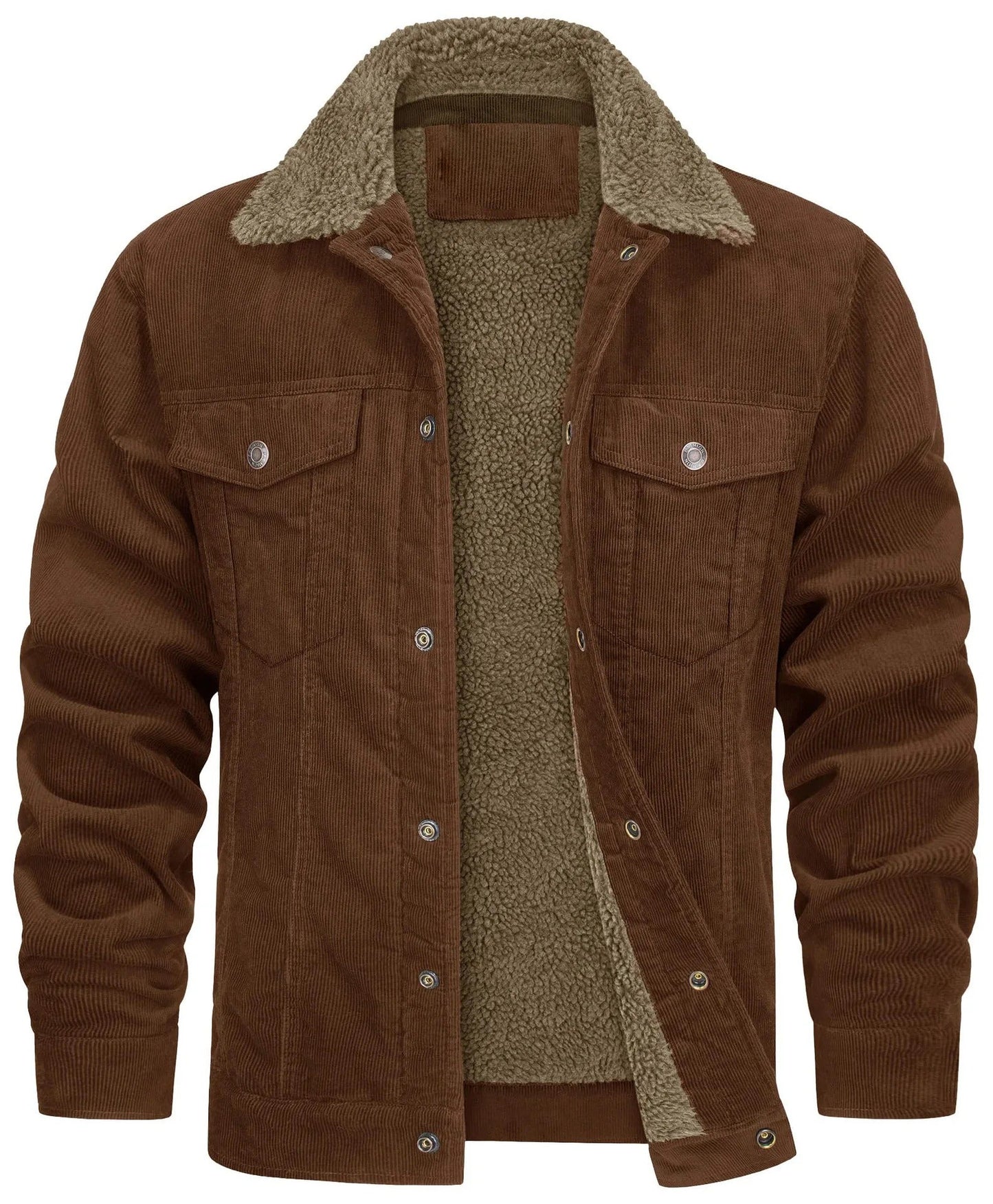 Warm Sherpa Lined Parka Jacket