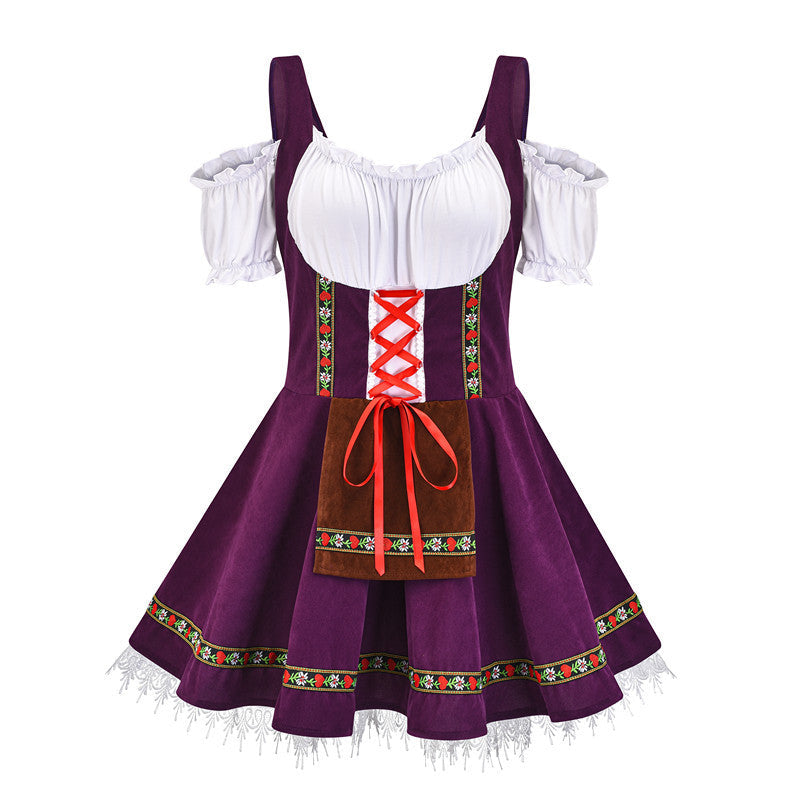 Plus Size Funny Beer Maiden Costume Dress