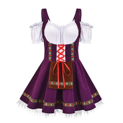 Plus Size Funny Beer Maiden Costume Dress