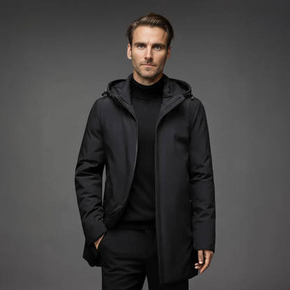 Men’s Hooded Winter Coat | Modern