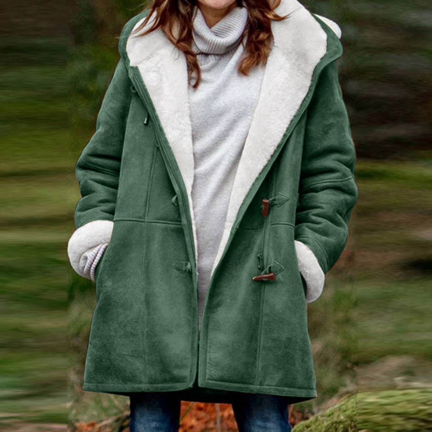 Waleria | Ladies duffle coat | Warm and timeless