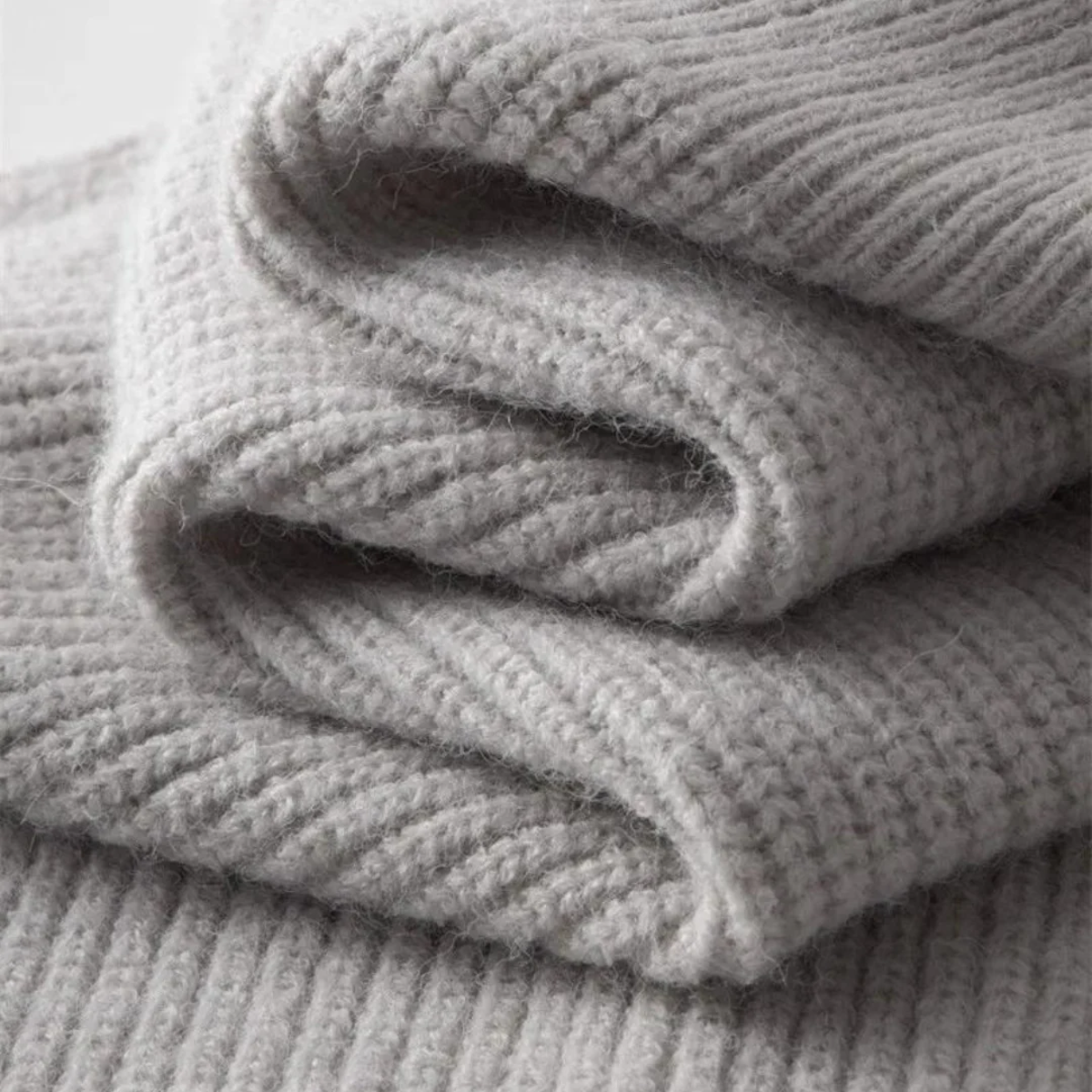 Men’s Ribbed Full Zip Knit Cardigan