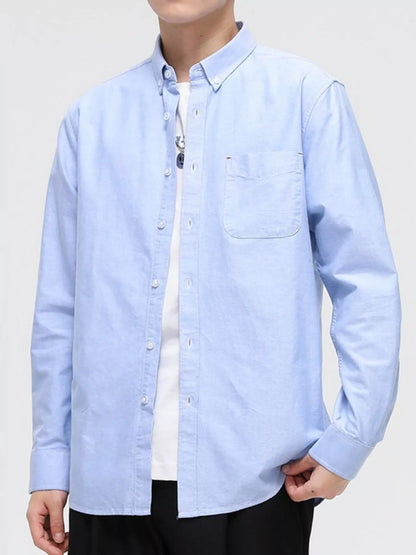 Big and Tall Classic Long Sleeve Dress Shirt - BritishElegance